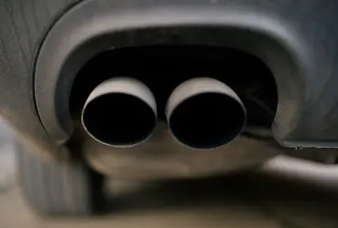 Blue smoke from the exhaust